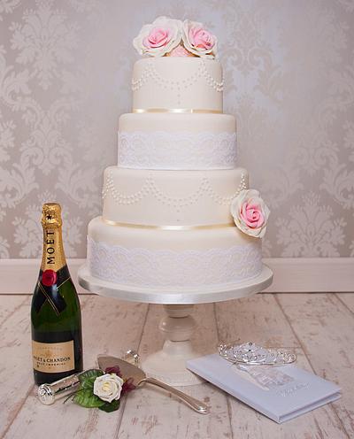 Vintage Lace - Cake by Thornton Cake Co.