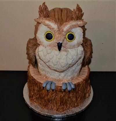 Owl - Cake by Monika Bajanová