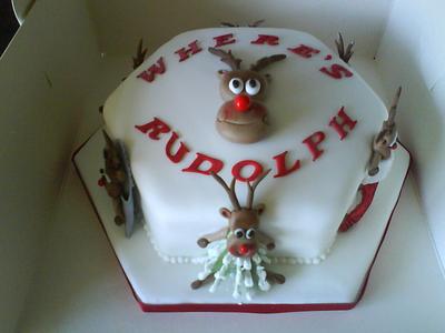 Rudolph cake - Cake by Caked