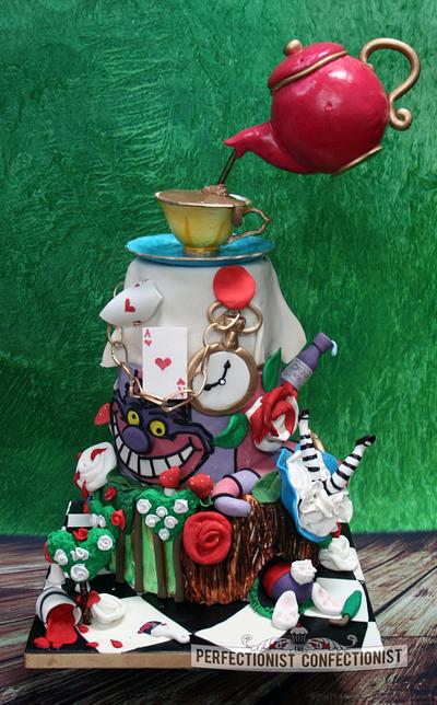 Alice in Wonderland Birthday Cake  - Cake by Niamh Geraghty, Perfectionist Confectionist