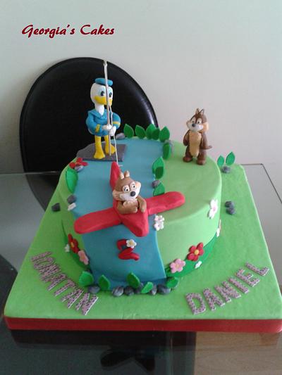 PATO DONALD Y SUS AMIGOS CHIP Y CHOP - Cake by Georgia´s Cakes 
