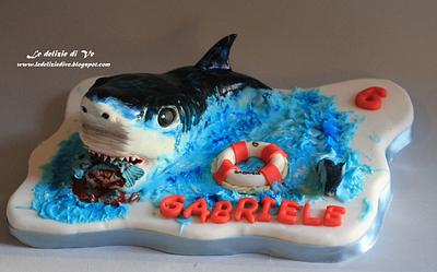 SHARK CAKE TOPPER - Cake by le delizie di ve