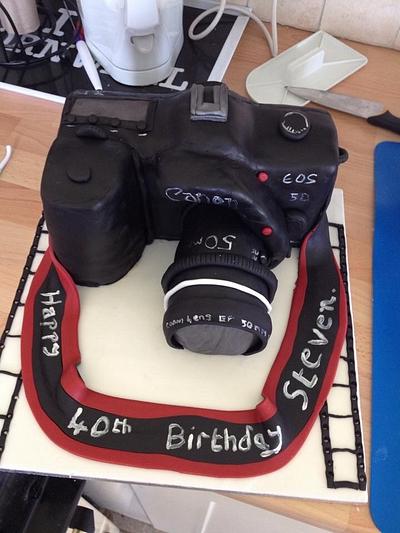 Smile your on camera  - Cake by dawn