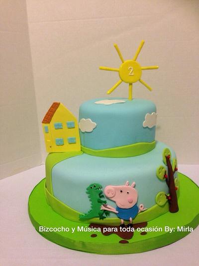 George Pig, Cake - Cake by Mirlascakespr