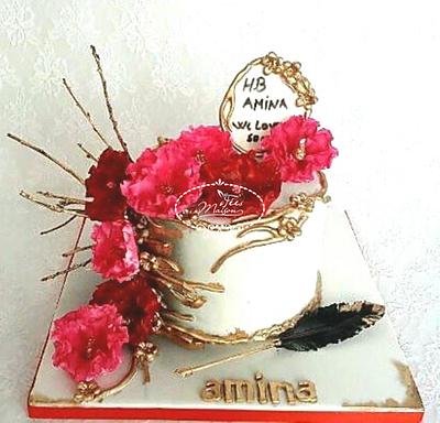 Flowery cake - Cake by Fées Maison (AHMADI)