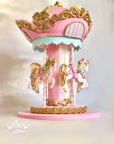 Carousel, fondant cake decoration - Cake by Willow cake decorations