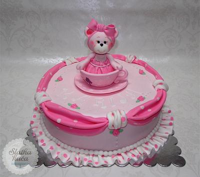 Pink bear - Cake by SlatkaKuca