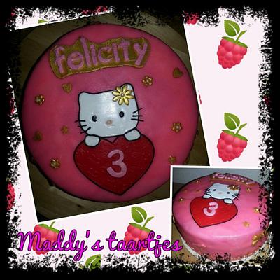 Hello Kitty cake - Cake by maddy van pelt