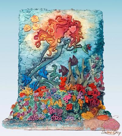 The Mermaid - Under The Sea Sugar Art Collaboration - Cake by Sonora