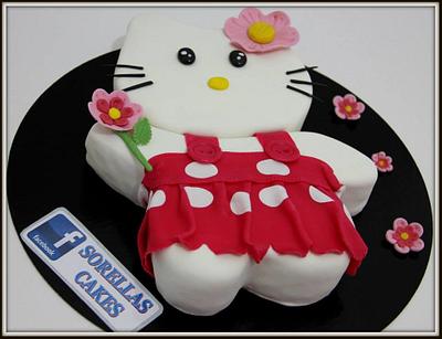 TARTA  HELLO KITTY PAMPLONA  - Cake by SORELLAS CAKES PAMPLONA 