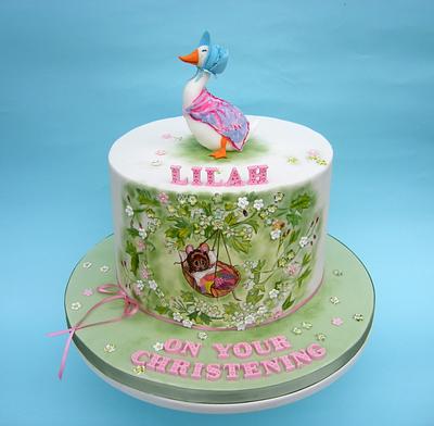 Beatrix Potter themed christening cake - Cake by Karen Geraghty