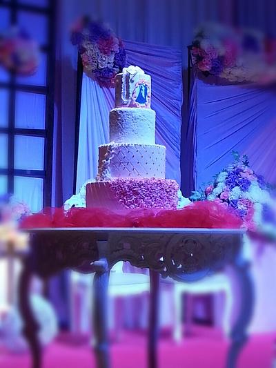 wedding cake for my brother Ryan - Cake by velinacakes
