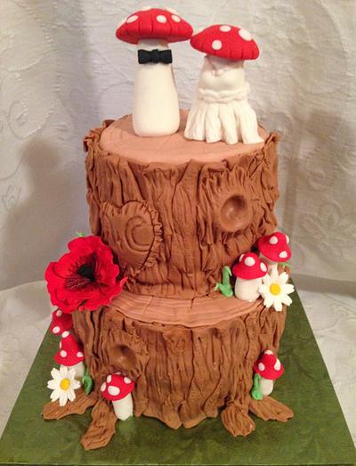 Tree Wedding cake - Cake by Maggie Rosario