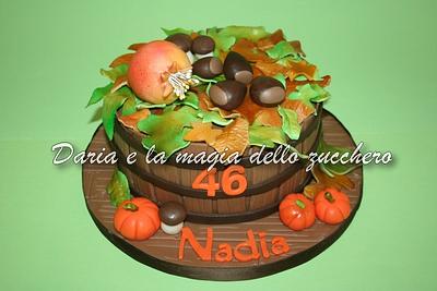 autumn themed cake - Cake by Daria Albanese