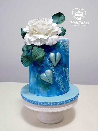 Blue... - Cake by MOLI Cakes