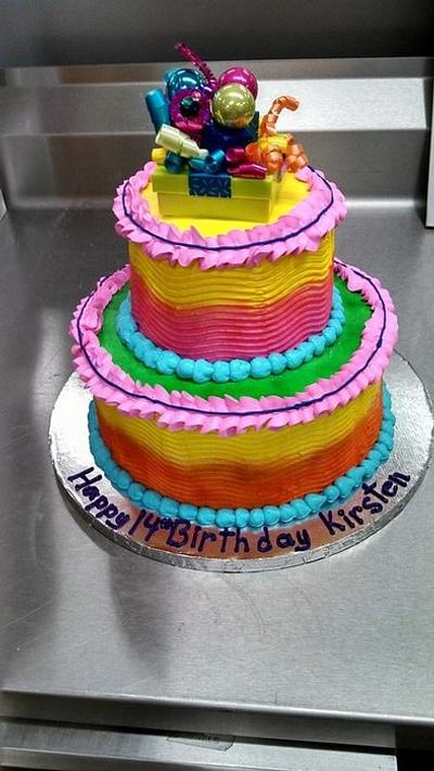 Colorful Tiers - Cake by Stephanie