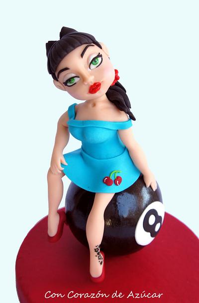 Pin Up Girl 2 - Cake by Florence Devouge