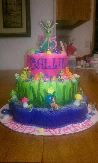 Tinkerbell Birthday Cake - Cake by Peggy