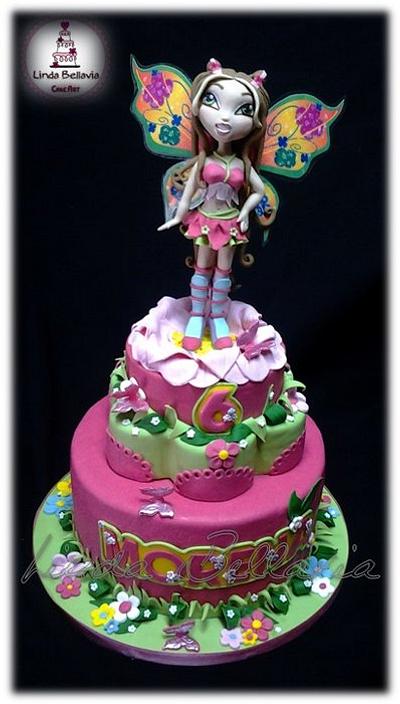 WINX FLORA CAKE - Cake by Linda Bellavia Cake Art