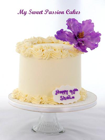 90th Birthday Cake - Cake by Beata Khoo