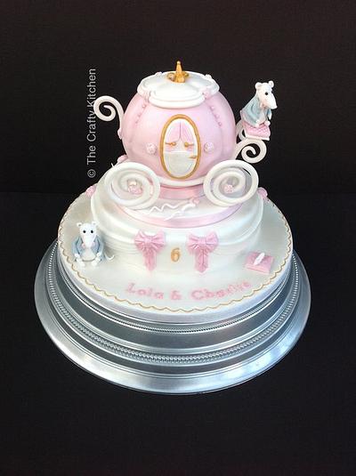 A Carriage fit for a Princess (or Two) - Cake by The Crafty Kitchen - Sarah Garland