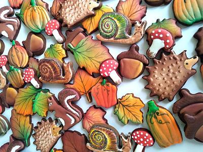 Autumn forest friends - Cake by Dragana