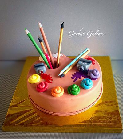 Palette - Cake by Galinasweet