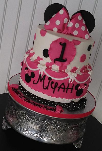 Minnie Mouse 1st Birthday Cake - Cake by Bianca