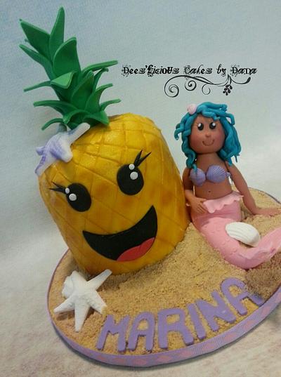 Pineapple Princess - Cake by Dees'Licious Cakes by Dana
