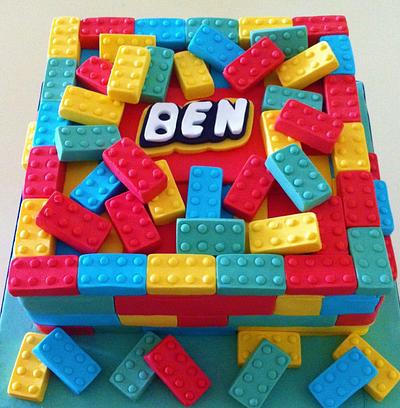 Lego bricks - Cake by Kickshaw Cakes