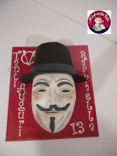 V for Vendetta - Cake by titentoconunatorta