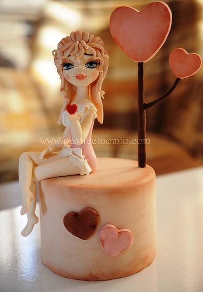 Valentine's Day Girl - Cake by Pasticcino Mio