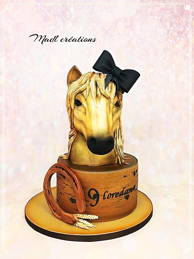 horse cake girly by Madl créations - Cake by Cindy Sauvage 