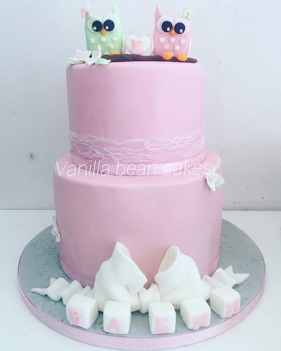Owl cake - Cake by Vanilla bean cakes