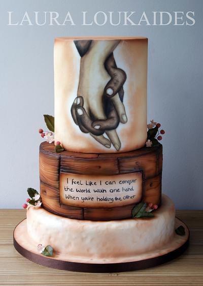 Hold my hand, Hold my heart... - Cake by Laura Loukaides