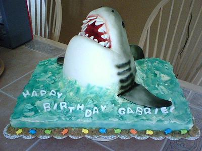 Shark Cake - Cake by Kassie Smith