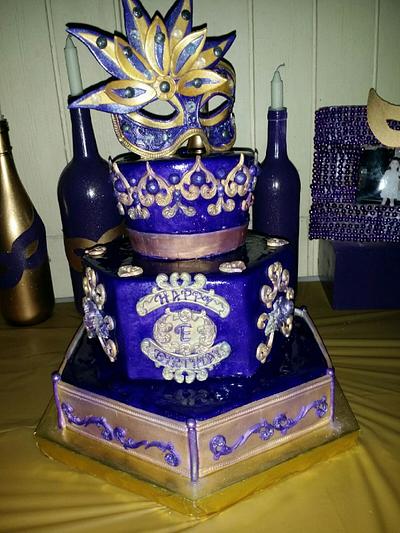 Masquerade Cake - Cake by Eicie Does It Custom Cakes