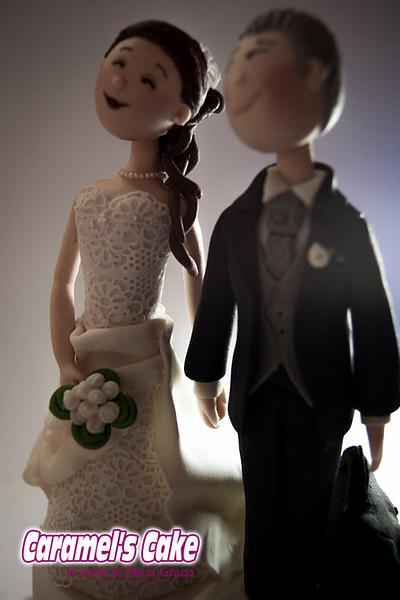 Wedding Topper - Cake by Caramel's Cake di Maria Grazia Tomaselli