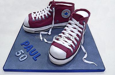 Converse high tops - Cake by The Chain Lane Cake Co.