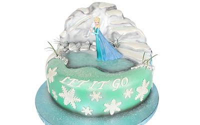 Disney's Frozen Cake - Cake by Culpitt Cake Club