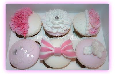 Vintage pinks & whites - Cake by Heavenly Angel Cakes