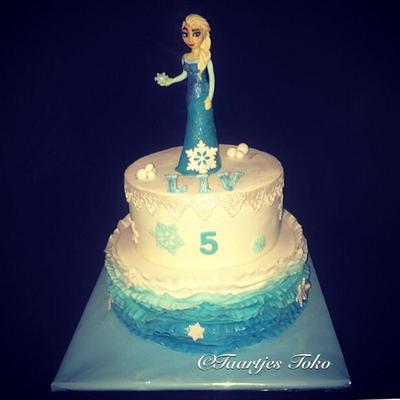 my first Elsa  - Cake by Taartjes Toko 