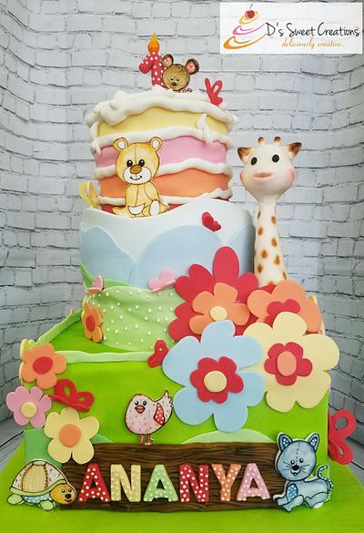 Sophie the giraffe - Cake by Deepa