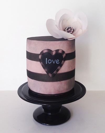 Sweet stripes  - Cake by Happyhills Cakes