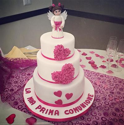 the first communion cake - Cake by Valentina Giove 