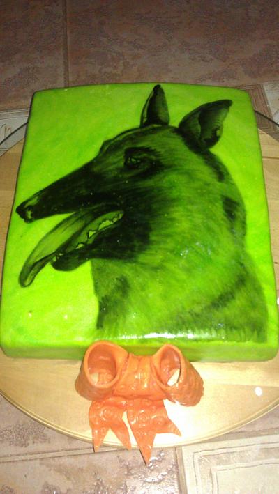 Malinois dog - Cake by Satir