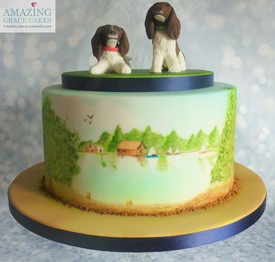 Hawley Lake Cake - Cake by Amazing Grace Cakes