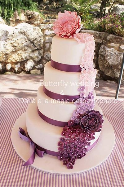 Peony wedding cake - Cake by Daria Albanese