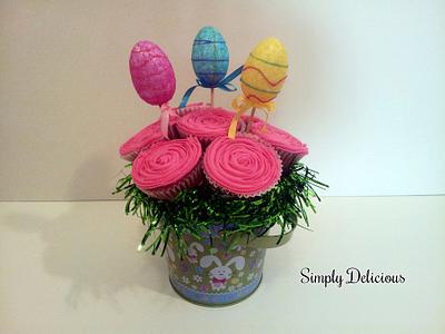 Easter Cupcake Bouquet - Cake by Simply Delicious Cakery