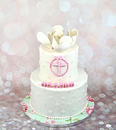 Baptism cake  - Cake by soods